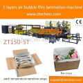 5 layes Double-screw air bubble film laminating machine